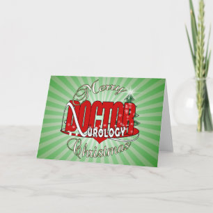 CARTES POUR FÊTES ANNUELLES CHRISTMAS DOCTOR UROLOGY UROLOGISTE