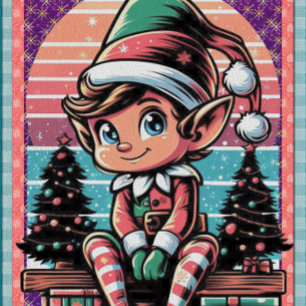 Cartes Pour Fêtes Annuelles Christmas Elf