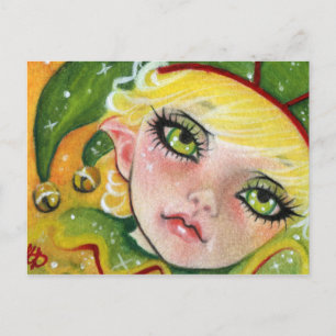 Cartes Pour Fêtes Annuelles Christmas Elf Postcard