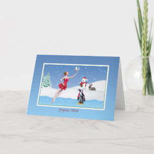 Cartes Pour Fêtes Annuelles Christmas, French, Joyeux Noël, Ballerina, Snow
