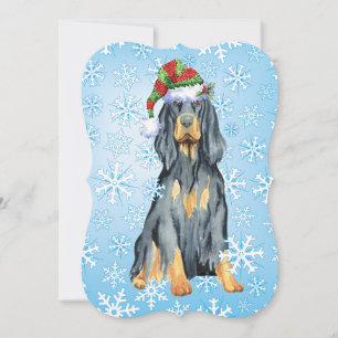 Cartes Pour Fêtes Annuelles Christmas Gordon Setter