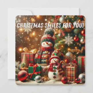 Cartes Pour Fêtes Annuelles Christmas Greeting Postcard