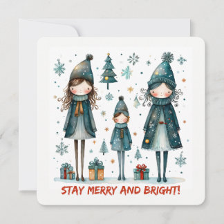 Cartes Pour Fêtes Annuelles Christmas Greeting Postcard