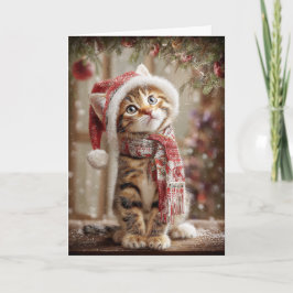 Cartes Pour Fêtes Annuelles Christmas Kitty