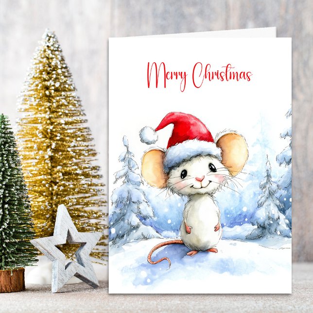 Cartes Pour Fêtes Annuelles Christmas Mouse (Créateur téléchargé)