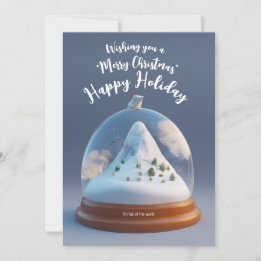Cartes Pour Fêtes Annuelles christmas of the world snowglobe tiny moumoums