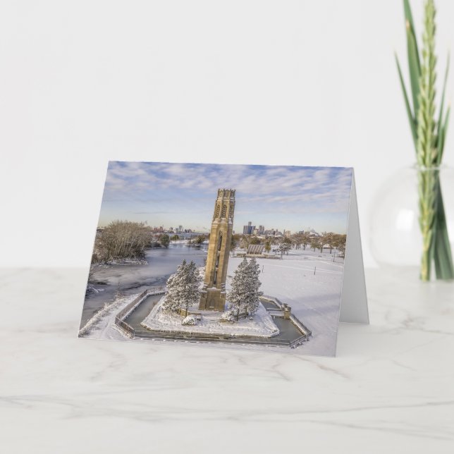 Cartes Pour Fêtes Annuelles Christmas Peace in Detroit (Devant)
