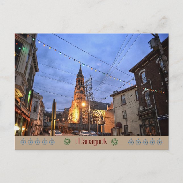 Cartes Pour Fêtes Annuelles Christmas Philadelphie (Devant)