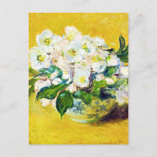 Cartes Pour Fêtes Annuelles Christmas Roses Claude Monet flowers floral paint