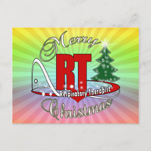 Cartes Pour Fêtes Annuelles CHRISTMAS RT Respiratory Therapy