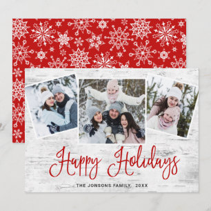 Cartes Pour Fêtes Annuelles Christmas Rustic Birch Bark