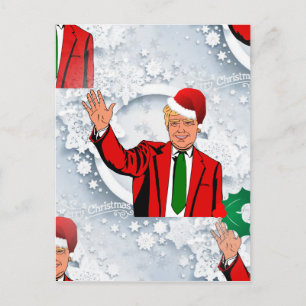 Cartes Pour Fêtes Annuelles christmas santa donald trump