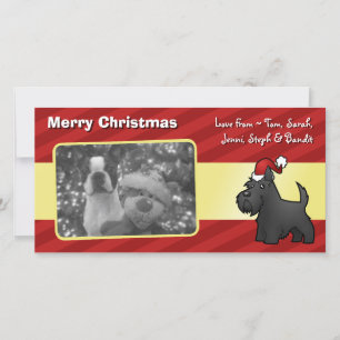 Cartes Pour Fêtes Annuelles Christmas Scottish Terrier
