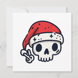 Cartes Pour Fêtes Annuelles Christmas Skeleton Père Noël