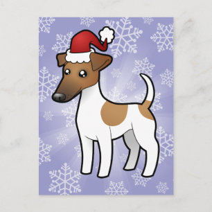 Cartes Pour Fêtes Annuelles Christmas Smooth Fox Terrier