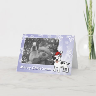 Cartes Pour Fêtes Annuelles Christmas Staffordshire Bull Terrier