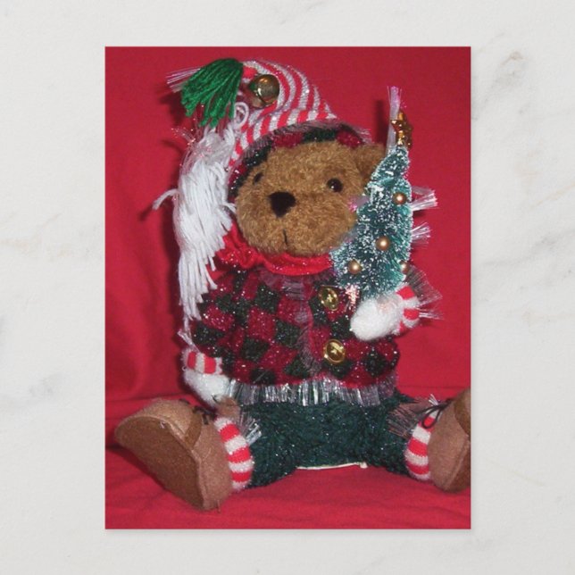 Cartes Pour Fêtes Annuelles Christmas Ted (Devant)