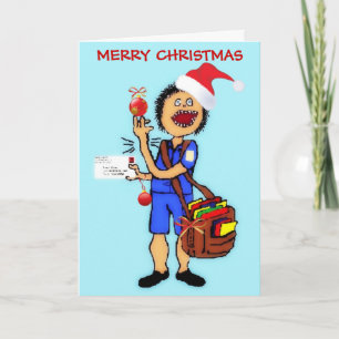 Cartes Pour Fêtes Annuelles Christmas Thank You Mailman