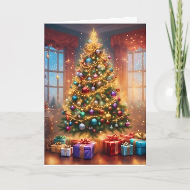 Cartes Pour Fêtes Annuelles Christmas Tree  (Devant)