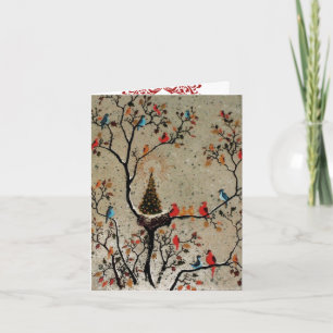 Cartes Pour Fêtes Annuelles Christmas Tree Nest ~ Cards