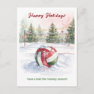 Cartes Pour Fêtes Annuelles Christmas Volleyball Holiday Greeting Cards