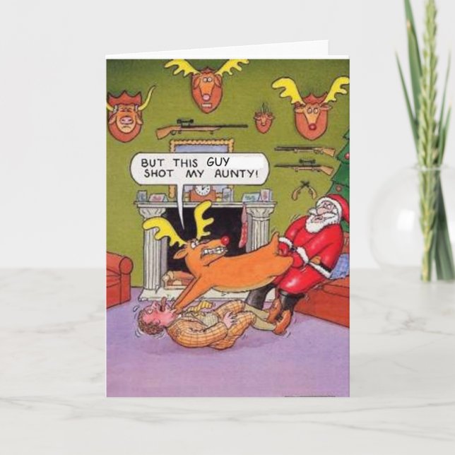 Cartes Pour Fêtes Annuelles christmasrevenge (Devant)