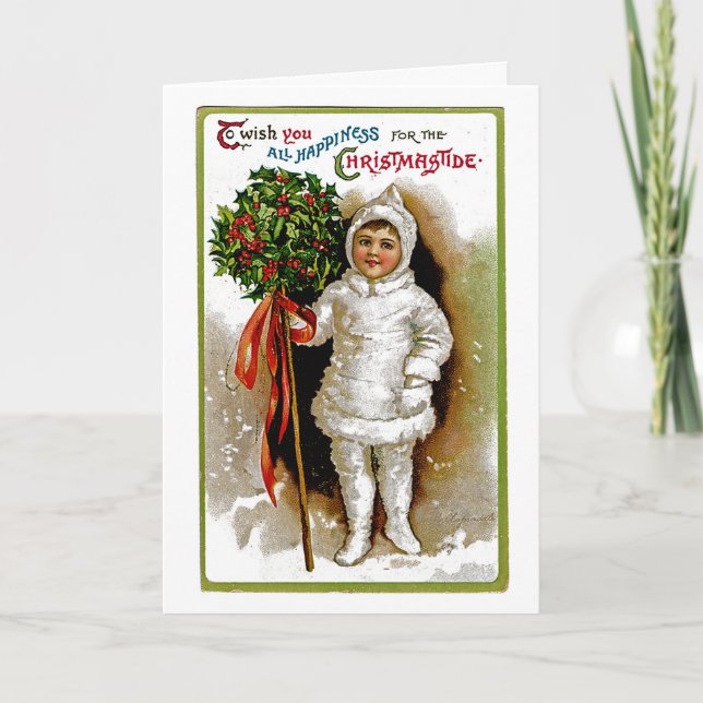 Cartes Pour Fêtes Annuelles Christmastide (Devant)