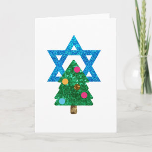 Cartes Pour Fêtes Annuelles christmukkah hanoukka