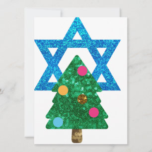 Cartes Pour Fêtes Annuelles christmukkah hanoukka