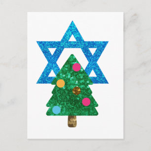 Cartes Pour Fêtes Annuelles christmukkah hanoukka