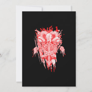 Cartes Pour Fêtes Annuelles Church Of Satan Venin All Hail Goat Satanic Baphom