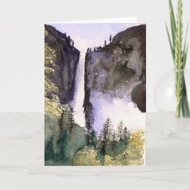 Cartes Pour Fêtes Annuelles Chutes Yosemite, Parc national Yosemite (Devant)
