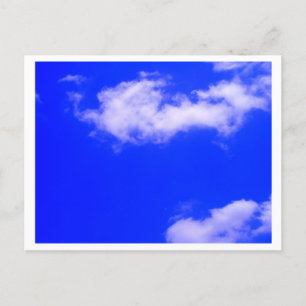 Cartes Pour Fêtes Annuelles Ciel bleu clair et nuages blancs