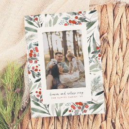 Cartes Pour Fêtes Annuelles Ciel & Nature Chanter classique Photo de Noël