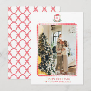 Cartes Pour Fêtes Annuelles Cimetière de Noël Monogramme Photo Grandmillentena