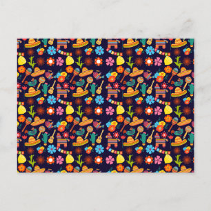 Cartes Pour Fêtes Annuelles Cinco De Mayo Mexicain mignon motif