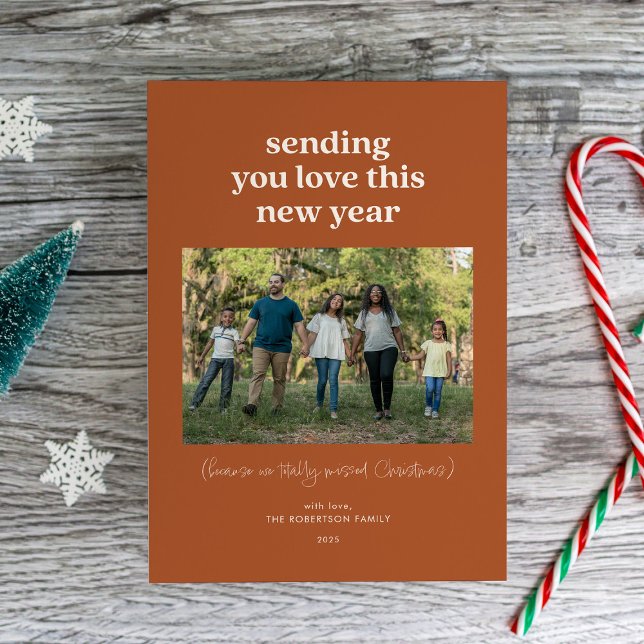 Cartes Pour Fêtes Annuelles Cinnamon Vous Envoie Aimer Cette Nouvelle Année Ph (Créateur téléchargé)