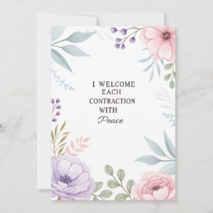 Cartes Pour Fêtes Annuelles Citation de contraction de naissance florale paisi
