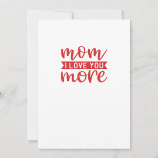 Cartes Pour Fêtes Annuelles Citation de famille douce Maman t'aime plus