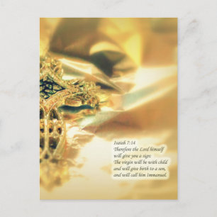 Cartes Pour Fêtes Annuelles Citation de la Croix et de la Bible - Noël