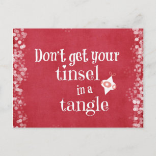 Cartes Pour Fêtes Annuelles Citation de Noël amusante