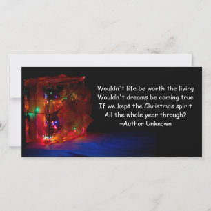 Cartes Pour Fêtes Annuelles Citation de Noël toute l'année