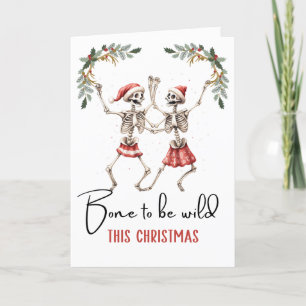 Cartes Pour Fêtes Annuelles Citations drôles de Noël effrayantes personnalisée