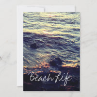 Citations Vie de Plage Vagues Océan Coucher de Sol