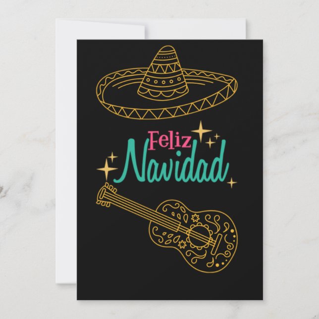Cartes Pour Fêtes Annuelles Cité feliz navidad (Devant)
