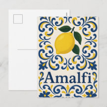 Citron d'Amalfi – Méditerranée Bleu Jaune Blanc