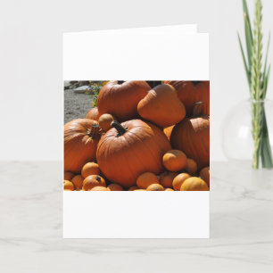 Cartes Pour Fêtes Annuelles citrouille