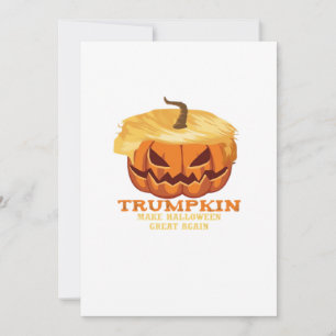 Cartes Pour Fêtes Annuelles Citrouille drôle de Trumpkin pour Halloween – Cost