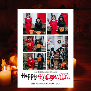 Cartes Pour Fêtes Annuelles citrouille jack-o-lanterne Halloween Famille 5 Pho