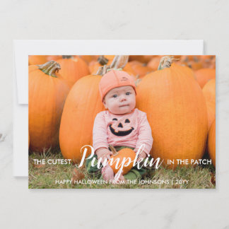 Cartes Pour Fêtes Annuelles Citrouille la plus mignonne d'Halloween dans le ja